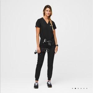 Figs Zamora Jogger Scrub Pants Black